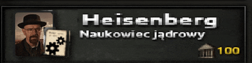 a sign that says heisenberg and has a picture of heisenberg on it