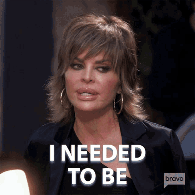 a woman says i needed to be in a bravo ad
