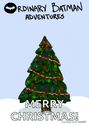 ordinary batman adventures merry christmas poster