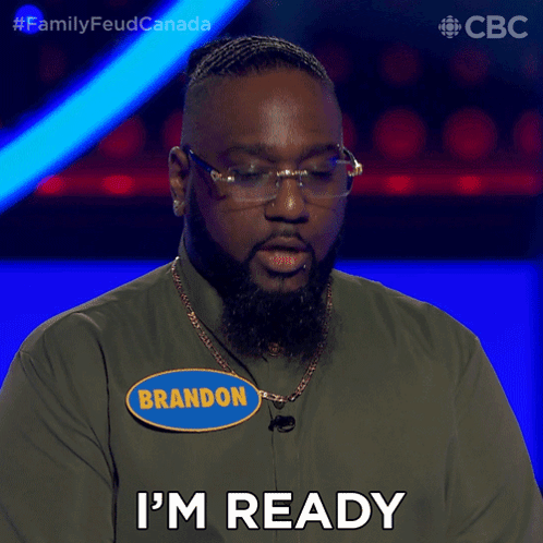 I'M Ready Brandon GIF - I'M Ready Brandon Family Feud Canada GIFs