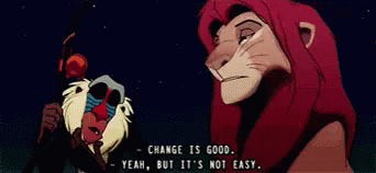 The Lion King GIF - Rafiki Change Is Good Simba GIFs