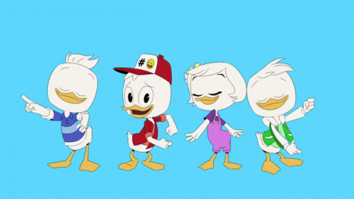 Duck Tales Quak Pack GIF - Duck Tales Quak Pack Louie GIFs