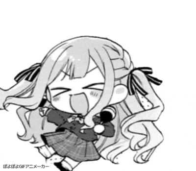 a black and white drawing of a girl with chinese writing on it