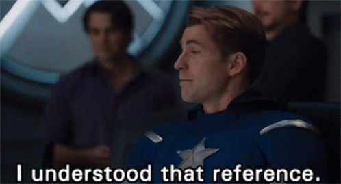 Captain America I Understood That Reference GIF - Captain America I  Understood That Reference Just Saying - Discover & Share GIFs