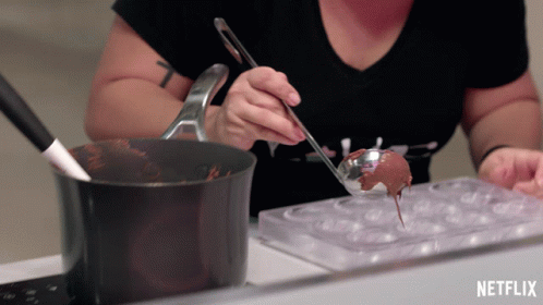 Chocolate Sauce Pour In GIF - Chocolate Sauce Pour In Mold GIFs