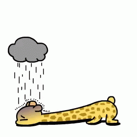Giraffe Rain GIF - Giraffe Rain Sad GIFs