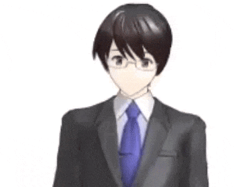 a man in a suit and tie is waving his hands .