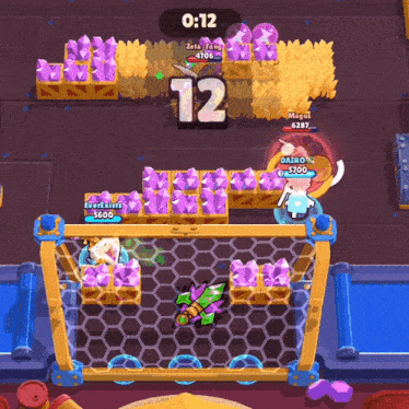 a screenshot of a video game with the number 12