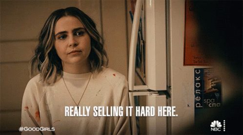 Really Selling It Hard Here Annie Marks GIF - Really Selling It Hard Here Annie Marks Mae Whitman GIFs