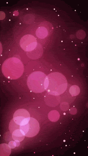 a purple background with pink circles and white dots on it