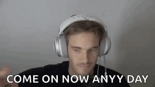Pew Die Pie Come GIF - Pew Die Pie Come On GIFs