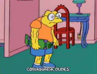 Surfs Up Young At Heart GIF - Surfs Up Young At Heart The Simpsons GIFs