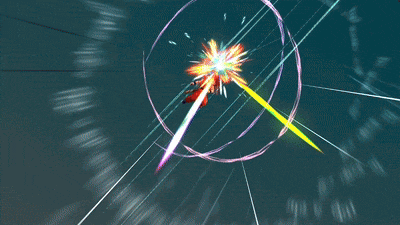 a green laser beam is coming out of a sphere