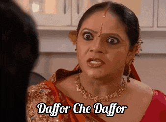 a woman in a red and gold dress with the words daffor che daffor above her