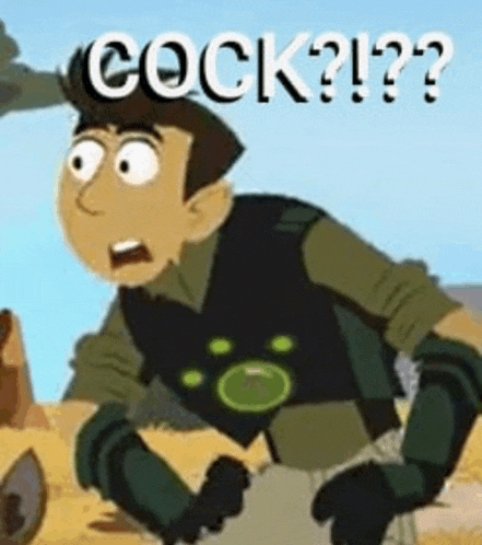 a cartoon character from a cartoon show is standing in the desert .