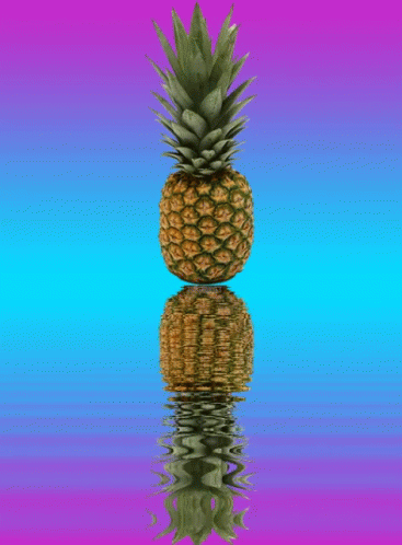 Pineapple Asthetic GIF - Pineapple Asthetic Reflect GIFs