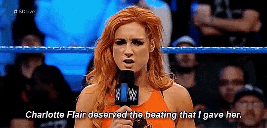 Becky Lynch Charlotte Flair GIF