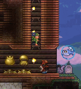 a video game shows a man sitting on a staircase