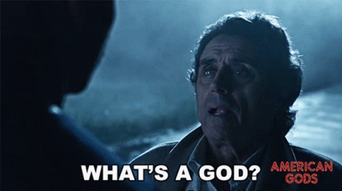 Whats A God Mr Wednesday GIF - Whats A God Mr Wednesday American Gods GIFs