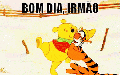 Bom Dia Irmão / Mano / Irmãos / Pooh GIF - Pooh Bear Good Morning Brother Good Morning GIFs