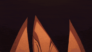 a close up of a cartoon character 's face with a very angry look on his face