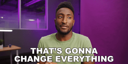 Thats Gonna Change Everything Marques Brownlee GIF - Thats Gonna Change Everything Marques Brownlee Thats A Game Changer GIFs
