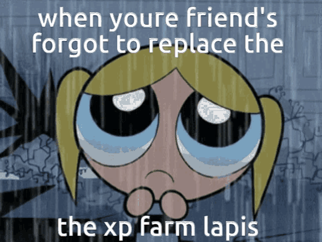 When Your Friends Forget To Replace The Xp Farm Lapis GIF - When Your Friends Forget To Replace The Xp Farm Lapis GIFs