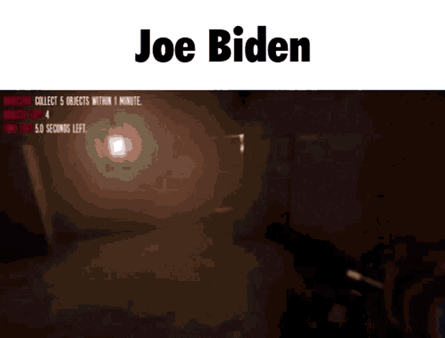 a screenshot of a video game with joe biden written on it