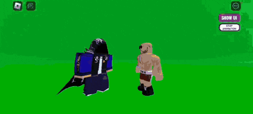 a video game screen shows a man and a woman in a boxing match