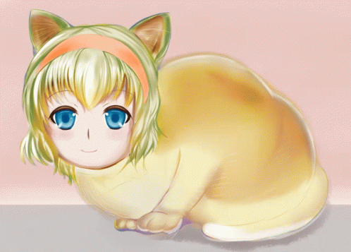 Alice_margatroid Touhou Cute Anime Cat GIF - Alice_margatroid Touhou Cute Anime Cat GIFs