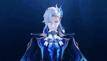 a close up of a person 's face with their eyes closed in a video game .