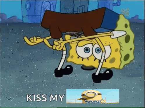 Kiss My Cool Kiss My Sponge GIF - Kiss My Cool Kiss My Sponge Cool GIFs
