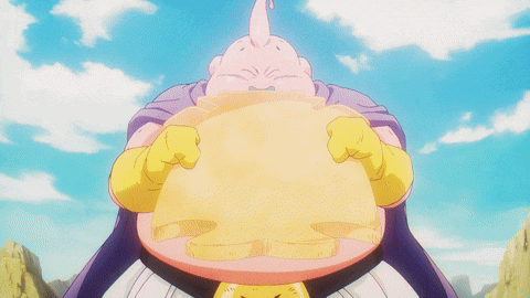 a cartoon character with a purple cape and yellow gloves