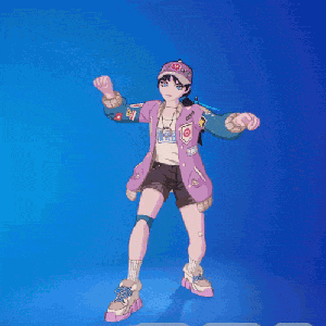 Retro Zoe Clash Fortnite GIF - Retro Zoe Clash Retro Zoe Fortnite GIFs