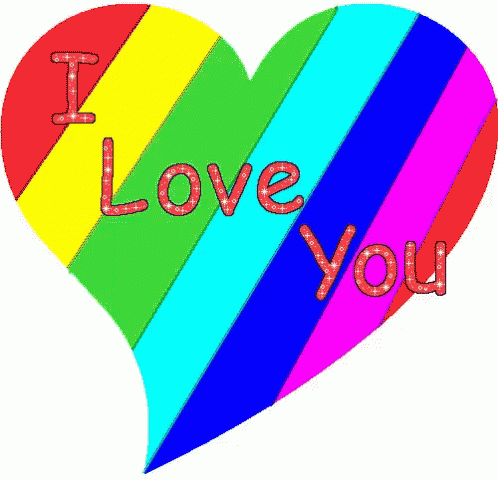 Heart Love GIF - Heart Love Rainbow GIFs