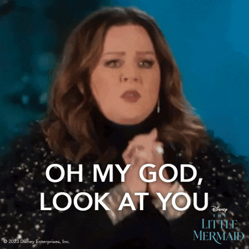Oh My God Look At You Ursula GIF - Oh My God Look At You Ursula Melissa Mccarthy GIFs