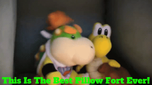 Sml Bowser Junior GIF - Sml Bowser Junior This Is The Best Pillow Fort Ever GIFs