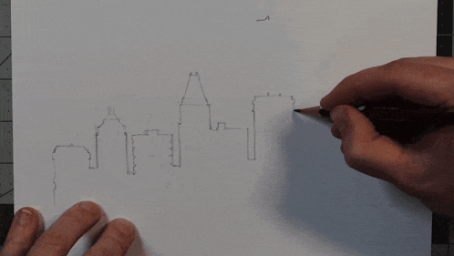Sketching Peter Draws GIF - Sketching Peter Draws Drawing Buildings GIFs