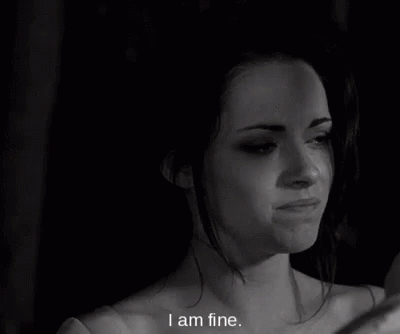 Kristen Stewart I Am Fine GIF - Kristen Stewart I Am Fine Sad GIFs