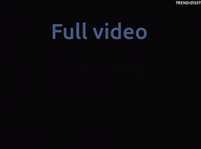 a full video is coming soon on the screen