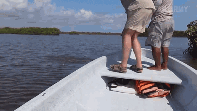 Lost Balance Failarmy GIF - Lost Balance Failarmy Fall Off The Boat GIFs