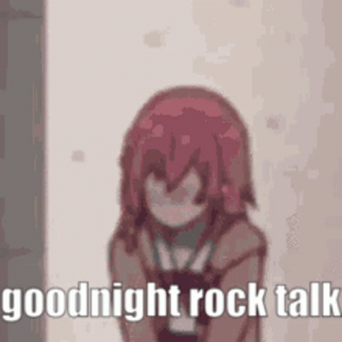 Rock Talk Goodnight GIF - Rock Talk Goodnight Sumi GIFs