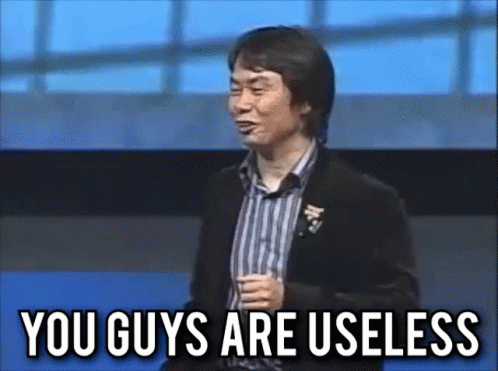 You Guys Are Useless Shigeru Miyamoto GIF - You Guys Are Useless Shigeru Miyamoto On Stage GIFs