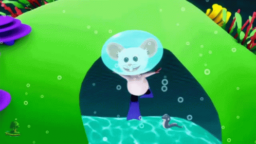 Swimming Mouse GIF - Swimming Mouse Under The Sea GIFs