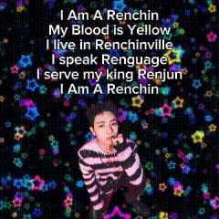a picture of a boy with the words i am a renchin on the bottom