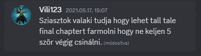 a screenshot of a conversation between vili123 and sziasztok valaki