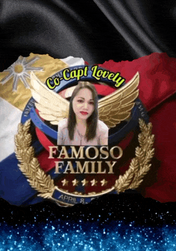 a picture of a woman with wings and the words co-capt lovely