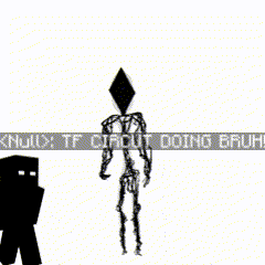a black and white drawing of a skeleton with a diamond on his head