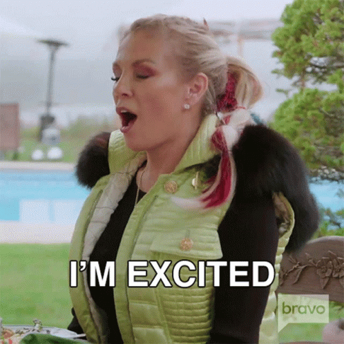 Im Excited Real Housewives Of New York GIF - Im Excited Real Housewives Of New York Im Thrilled GIFs