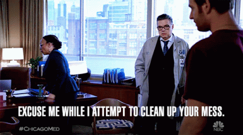 Excuse Me While I Attempt To Clean Up Your Mess Oliver Platt GIF - Excuse Me While I Attempt To Clean Up Your Mess Oliver Platt Daniel Charles GIFs